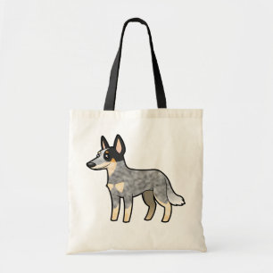 Bolsa Tote Cão/Kelpie australianos do gado dos desenhos