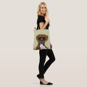 Bolsa Tote Cão legal do pugilista para a sacola dos amantes