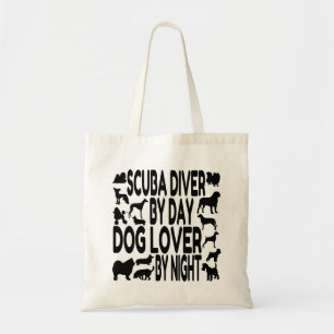 Bolsa Tote Cão Lover Scuba Diver