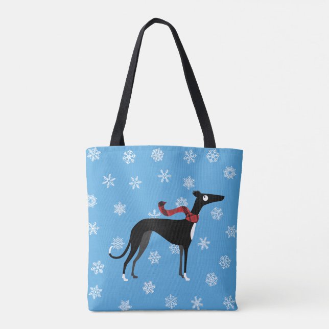 Bolsa Tote Cão nevado (Verso)