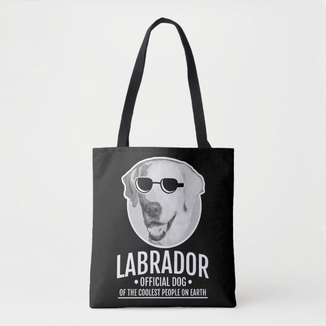 Bolsa Tote Cão Oficial Labrador Das Pessoas Mais Frescas (Frente)