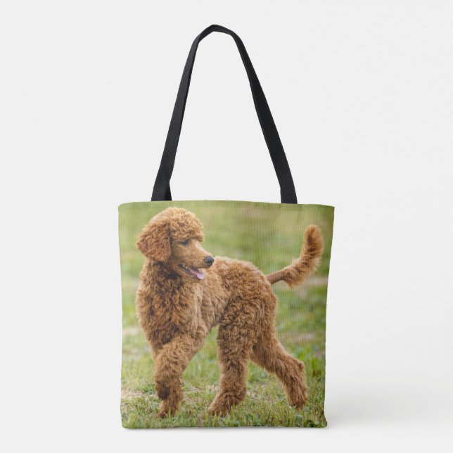 Bolsa Tote Cão-Pãozinho Vermelho Repleto (Verso)