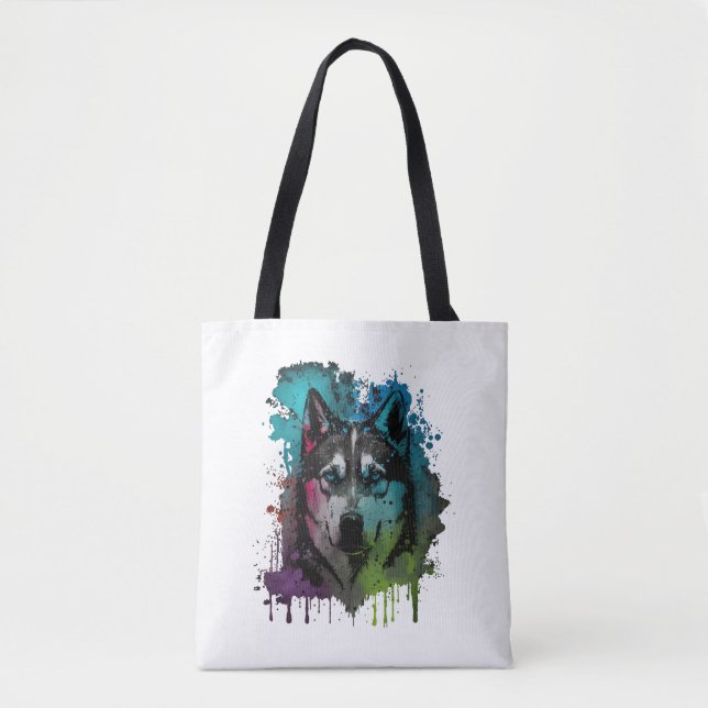 Bolsa Tote Cão rouco (Frente)