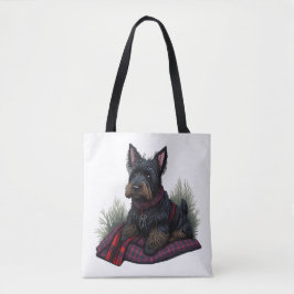 Bolsa Tote Cão Terrier escocês