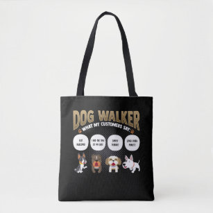 Bolsa Tote Cão Walker Engraçado Cachorro Caminhando Pet Sitte
