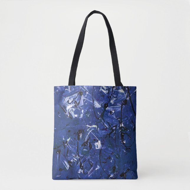 Bolsa Tote Caos Azul (Frente)