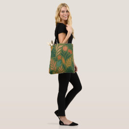 Bolsa Tote Caos Botânico - Folha tropical sem costura