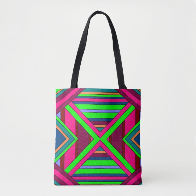 Bolsa Tote Caos Coloridos 15 (Frente)