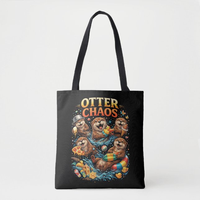 Bolsa Tote Caos de Lontra (Frente)
