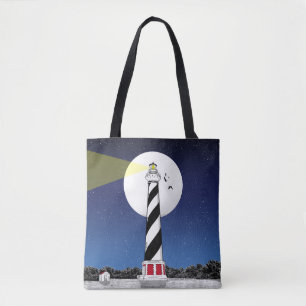 Bolsa Tote Cape Hatteras Lighthouse Carolina do Norte