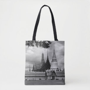 Bolsa Tote Capela Vintage Tailândia Bangkok vista do Palácio