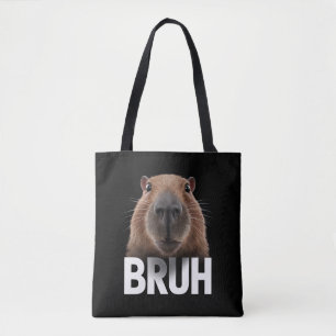 Bolsa Tote Capivara Engraçada Bruh 