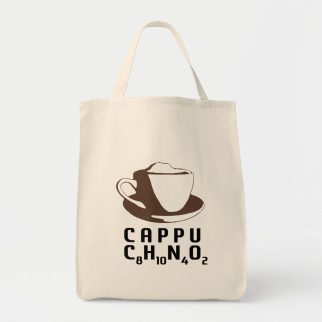 Bolsa Tote Cappuccino químico (Frente)
