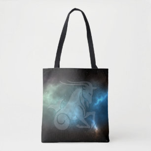 Bolsa Tote Capricórnio translúcido