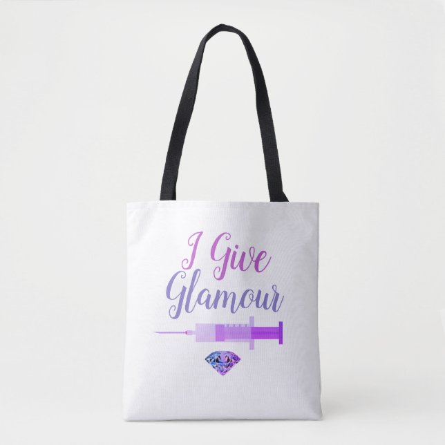 Bolsa Tote Captura de enfermeira glamourosa (Frente)
