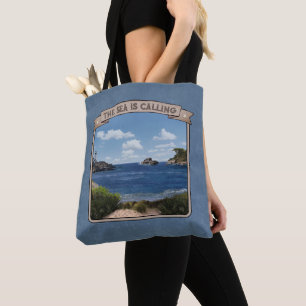 Bolsa Tote Captura de mar (personalizável)