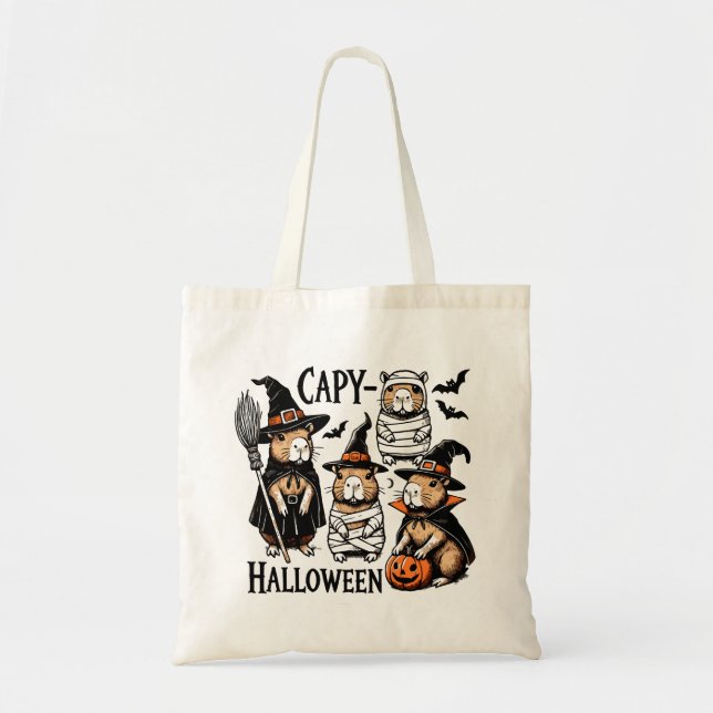 Bolsa Tote Capy Halloween Capybara (Frente)