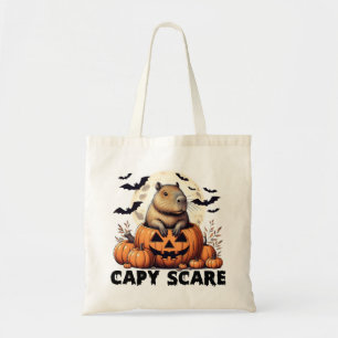 Bolsa Tote Capy Scare Capybara Halloween