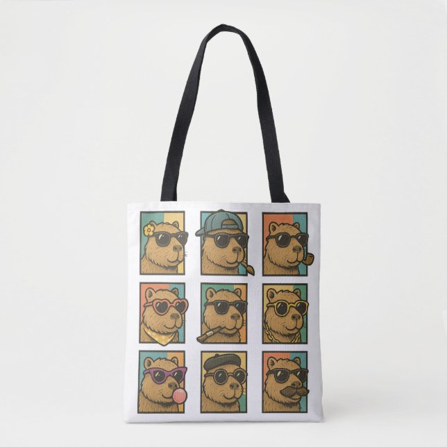 Bolsa Tote Capybara Calm Crew (Frente)