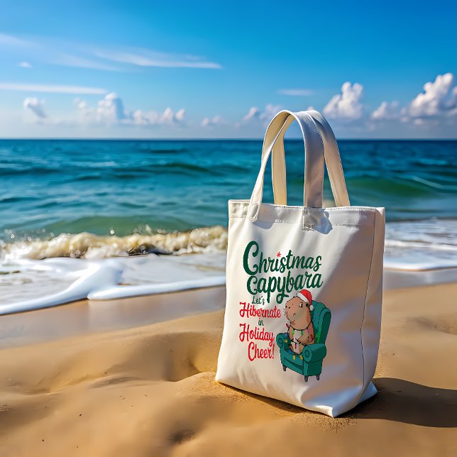 Bolsa Tote Capybara Funny Christmas Bag (Criador carregado)