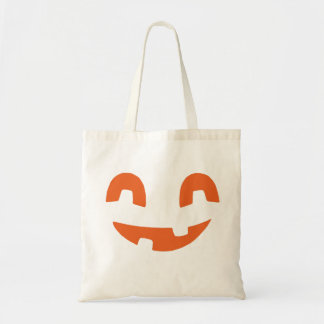 Bolsa Tote Cara de Abóbora do Halloween