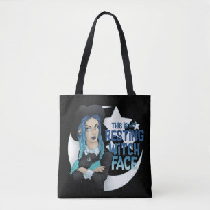 Bolsa Tote Cara de descanso da bruxa