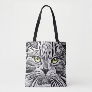 Bolsa Tote Cara de gato