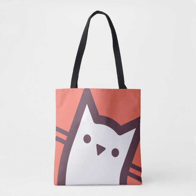 Bolsa Tote Cara do gato (Frente)