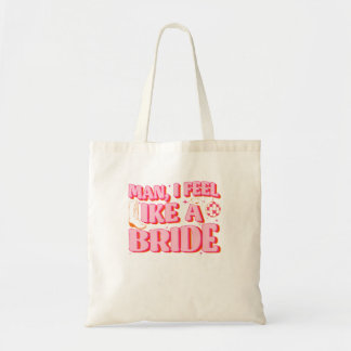 Bolsa Tote Cara Eu Me Sinto Como Uma Noiva Chapéu de Cowgirl 