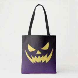 Bolsa Tote Cara Jack-o-lanterno