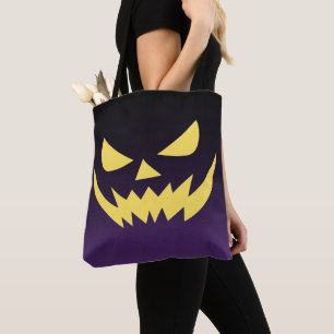 Bolsa Tote Cara Jack-o-lanterno