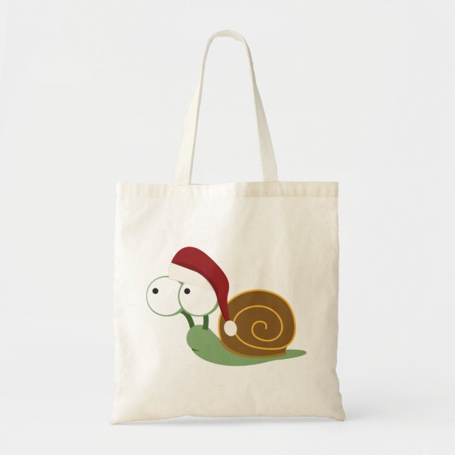 Bolsa Tote Caracol do papai noel (Frente)