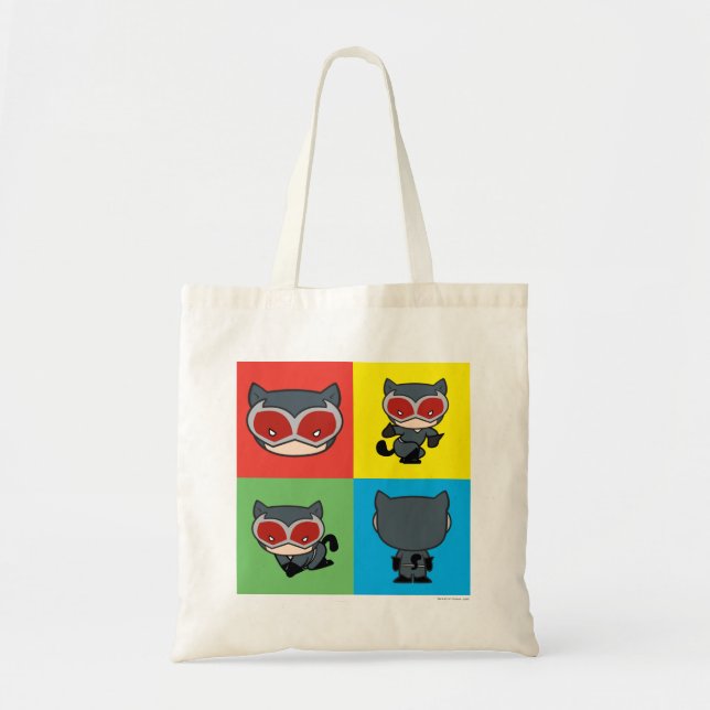 Bolsa Tote Caracter Chibi CatWomen Poses (Frente)
