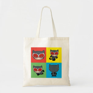 Bolsa Tote Caractere de Mulher-Chibi Poses