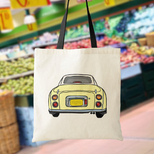 Bolsa Tote Caracteres Gráficos Primrose Yellow Figaro Car