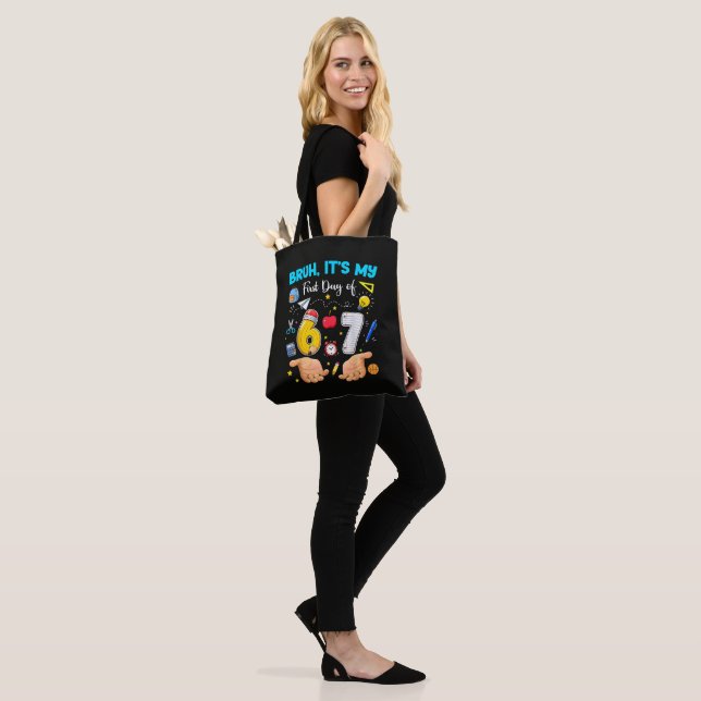 Bolsa Tote Caramba É Meu Primeiro Dia de Volta às Aulas (No(a) Modelo)
