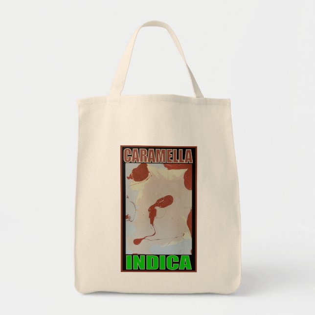 BOLSA TOTE CARAMELA INDICA (Frente)