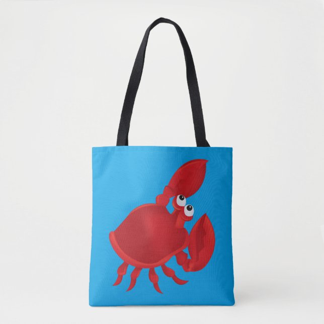 Bolsa Tote Caranguejo vermelho (Frente)