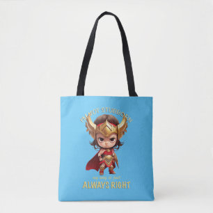 Bolsa Tote Caráter que não sou teimoso, o meu modo é sempre c