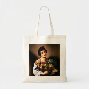 Bolsa Tote Caravaggio Boy com uma cesta de Tote Fruta