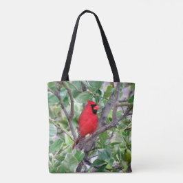 Bolsa Tote Cardeal Masculino - Saco de Pássaro de Fundo