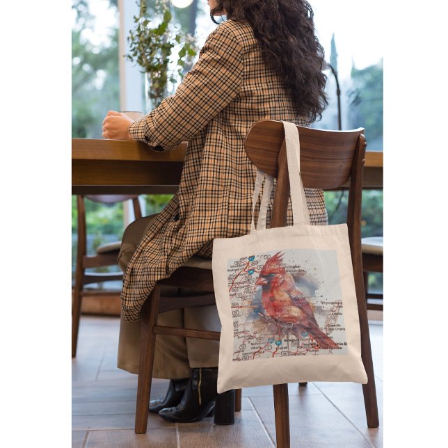 Bolsa Tote Cardeal no Roteiro da Virgínia (Criador carregado)
