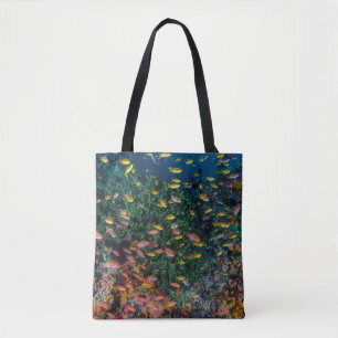 Bolsa Tote Cardumes nadam no recife