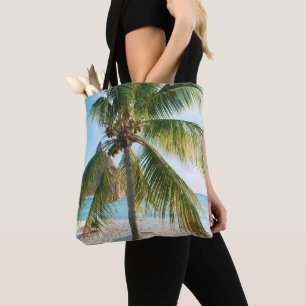 Bolsa Tote Caribe Beach Bliss #1 #wall #art
