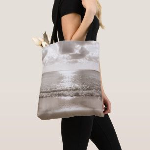 Bolsa Tote Caribe Beach Zen Oasis #2 #ocean #wall #art