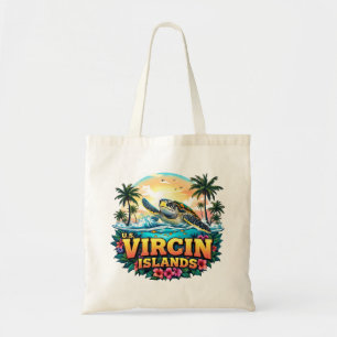 Bolsa Tote CARIBE das Ilhas Virgens dos EUA