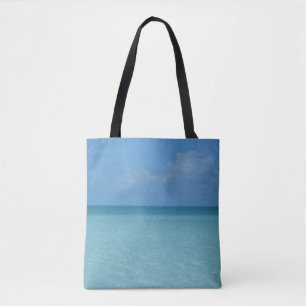 Bolsa Tote Caribe Horizonte Turquesa Tropical Azul