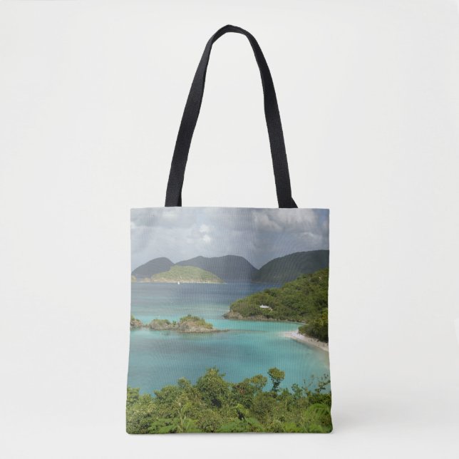Bolsa Tote Caribe, Ilhas Virgens Americanas, Rua. (Frente)
