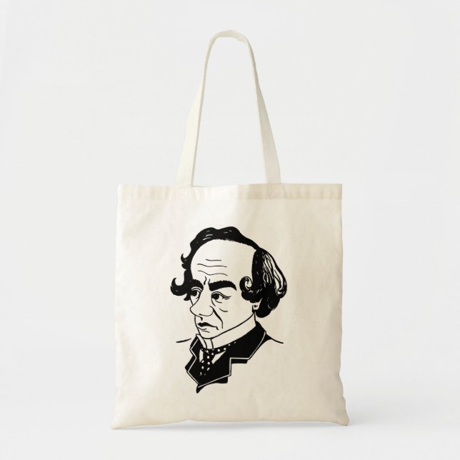 Bolsa Tote Caricatura Benjamin Disraeli (Frente)