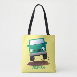 Bolsa Tote Caricatura de veículos todo-o-terreno 4X4